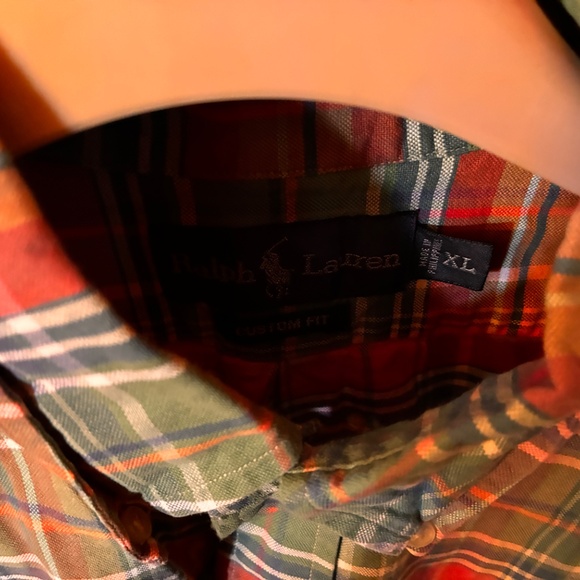 A charming Ralph Lauren Plaid shirt in pink and green - Picture 3 of 7